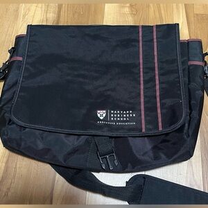 Harvard Business School Executive Education Black Messenger Laptop Bag